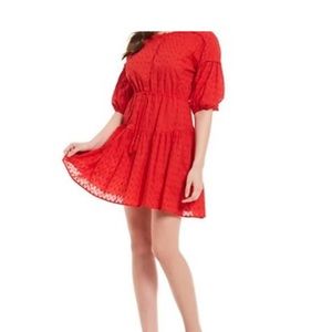 Chelsea & Violet China Red Dress | XS